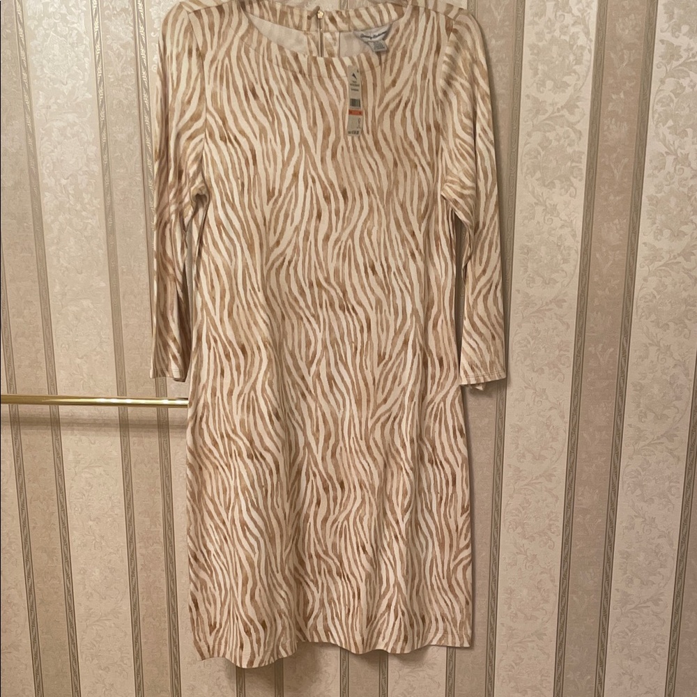 Tommy Bahama Golden Honey Zebra dress, so cool, cute and eye/catching!